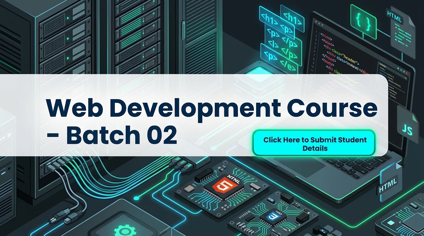 Web Development Course - Batch 02